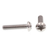 Prime-Line Machine Screw, Round, Phil/Sltd Comb Drive #8-32 X 3/4in 18-8 Stainless Steel 100PK 9003609
